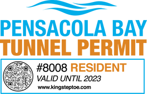 Pensacola Bay Tunnel Permit Sticker